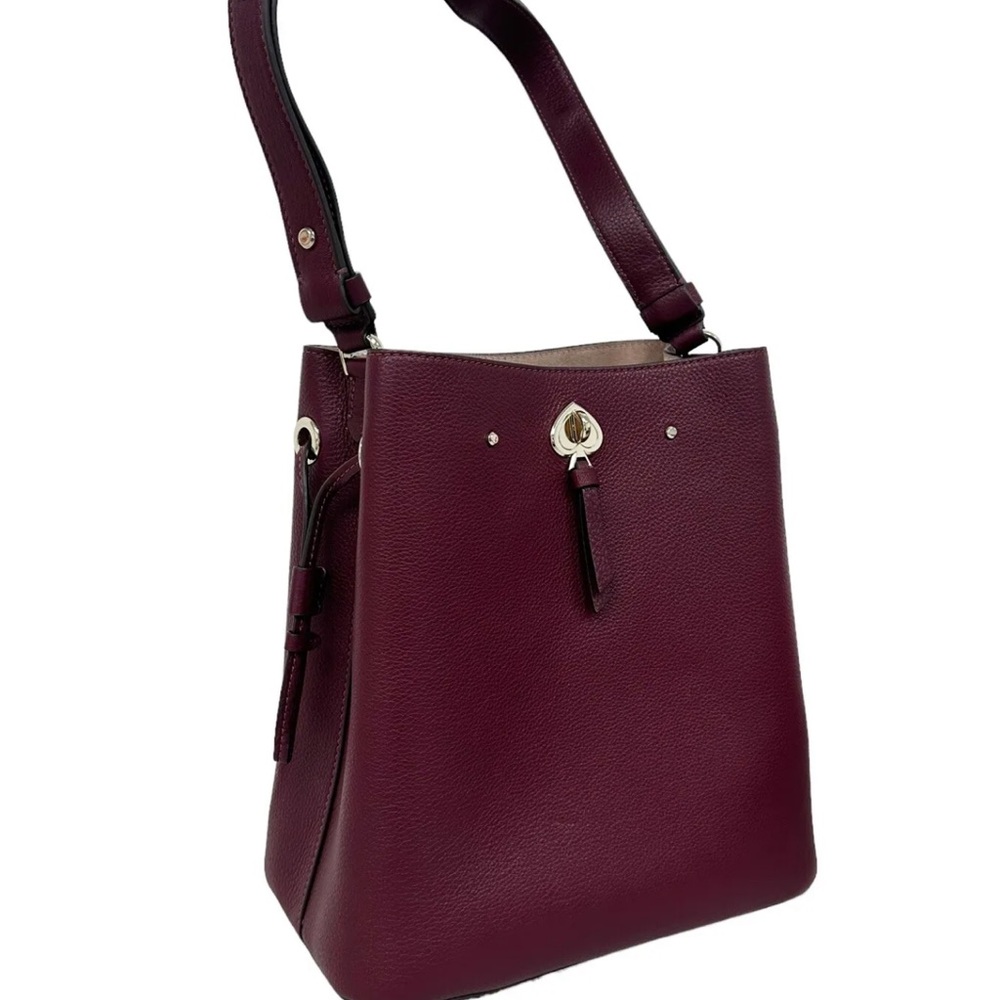 Kate Spade Large Bucket Bag Shoulder Bag Pebbled Leather - Picture 4 of 7